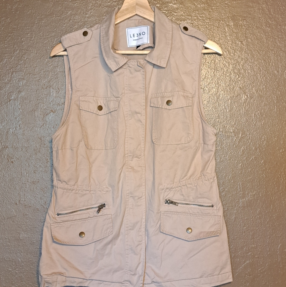 Pale Pink LE3NO Vest Size Medium